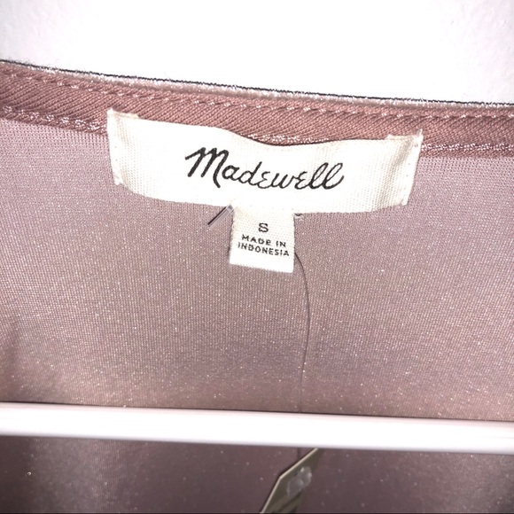 (SOLD) Madewell Velvet Wrap Bodysuit - S - Picture 5 of 6